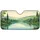 Serene Lakeside Valley Forest Scene for Peaceful Everyday Road Trips and Nature Lovers Car Sunshade - 2