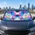 Vibrant Butterfly Fluid Ink Art for Boho Road Trip Interior Decor Gift Enthusiasts Car Sunshade - 6