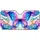 Vibrant Butterfly Fluid Ink Art for Boho Road Trip Interior Decor Gift Enthusiasts Car Sunshade - 2