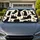Whimsical Black Cats With Cream Background For Daily Commutes And Cat Lover Road Trips Car Sunshade - 1