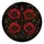 Scarlet Poppy And Golden Vine Emblem For Gothic Garden Road Travel Style Enthusiasts Spare Tire Cover - 4