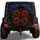Scarlet Poppy And Golden Vine Emblem For Gothic Garden Road Travel Style Enthusiasts Spare Tire Cover - 1