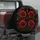 Scarlet Poppy And Golden Vine Emblem For Gothic Garden Road Travel Style Enthusiasts Spare Tire Cover - 3