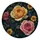 Midnight Teal Rose Bouquet With Golden Wildflowers For Nature Loving SUV Drivers Spare Tire Cover - 4