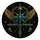 Celestial Compass Rose With Golden Wings For Mystic Road Trip Adventure Travelers Spare Tire Cover - 4