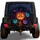 Glowing Jack O Lantern Pumpkins For Halloween Night Driving Jeep SUV Enthusiasts Spare Tire Cover - 1