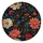 Midnight Navy Floral Botanical Garden For Stylish SUV RV Travel And Outdoor Adventures Spare Tire Cover - 4