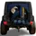 Midnight Raven Moon And Blue Daisy Gothic Road Trip Decor For Bird Lovers Gift Idea Spare Tire Cover - 1