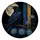 Midnight Raven Moon And Blue Daisy Gothic Road Trip Decor For Bird Lovers Gift Idea Spare Tire Cover - 4