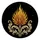 Golden Flame Flower With Ivory Acanthus Scrolls For Vintage Road Trip Enthusiasts Spare Tire Cover - 4