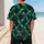 Interlaced Emerald Rope Lattice for Athletic Streetwear and Team Style for Active Fans Baseball Jersey - 5