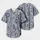 Indigo Mediterranean Tile Motif For Game Day Tailgates And Coastal Style Enthusiasts Baseball Jersey - 2