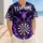 Purple Eagle Dartboard Fire For Dart League Game Days And Competitive Team Players Baseball Jersey - 4