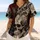 Gothic Skull Disc Golf Tournament Wear With Vertical Name For League Players At Events Baseball Jersey - 6