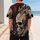 Gothic Skull Disc Golf Tournament Wear With Vertical Name For League Players At Events Baseball Jersey - 5