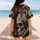 Gothic Skull Disc Golf Tournament Wear With Vertical Name For League Players At Events Baseball Jersey - 7