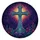 Ornate Christian Cross Night Garden Faith Gift For Spiritual Road Trip Travelers Spare Tire Cover - 4