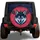 Colorful Wolf Head With Botanical Crown For Outdoor Adventure Vehicle Enthusiasts Spare Tire Cover - 1