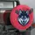 Colorful Wolf Head With Botanical Crown For Outdoor Adventure Vehicle Enthusiasts Spare Tire Cover - 3