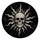 Grinning Skull And Flame Rays For Gothic Night Road Trips And Outdoor Adventurers Spare Tire Cover - 4