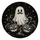 Spooky Gentleman Ghost With Jack O Lantern Pumpkins for Halloween SUV and RV Decor Spare Tire Cover - 4