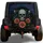 Gothic Floral Skull For Off Road Jeep SUV Halloween Adventure And Tattoo Style Lovers Spare Tire Cover - 1