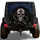 Gothic Skull And Coiled Serpent For Off Road Adventure Vehicle Gothic Style Lovers Spare Tire Cover - 1