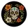 Day Of The Dead Sugar Skull Floral Motif For SUV Adventure And Mexican Folk Decor Spare Tire Cover - 4