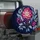 Mystical Pink Floral Celestial Crest For Boho Night Garden And Moonlit Road Trip Lovers Spare Tire Cover - 3