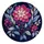 Mystical Pink Floral Celestial Crest For Boho Night Garden And Moonlit Road Trip Lovers Spare Tire Cover - 4