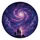 Purple Nebula Ocean Night Sky Stargazing Road Trip Gift for Adventure SUV Drivers Spare Tire Cover - 4