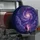 Purple Nebula Ocean Night Sky Stargazing Road Trip Gift for Adventure SUV Drivers Spare Tire Cover - 3