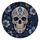 Vintage Floral Skull Gothic Road Trip Decor for Day Of The Dead Adventure Lovers Spare Tire Cover - 4