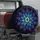 Celestial Floral Mandala for Night Driving Adventure Vehicles and Boho Road Trips Spare Tire Cover - 3
