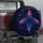 Neon Cyber Geometry for Futuristic Night Driving and Sci Fi Vehicle Enthusiast Style Spare Tire Cover - 3