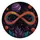 Infinity Symbol Galaxy Planets for Boho Adventure Vehicles and Cosmic Space Lovers Spare Tire Cover - 4