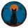 Black Cat And Orange Moon Night Sky For Halloween Camping And Gothic SUV Fans Spare Tire Cover - 4