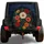 Colorful Floral Mandala Garden for Boho Adventure Travelers and Outdoor Enthusiasts Spare Tire Cover - 1