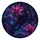 Neon Secret Garden Floral Galaxy for Night Driving Off Road SUV And Jeep Drivers Spare Tire Cover - 4