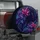 Neon Secret Garden Floral Galaxy for Night Driving Off Road SUV And Jeep Drivers Spare Tire Cover - 3