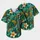 Sea Turtle and Tropical Flower Mosaic for Beach Vacations and Summer Sports Fans Baseball Jersey - 2
