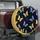 Midnight Blue And Gold Butterflies For Elegant Road Trips And Nature Loving Drivers Spare Tire Cover - 3