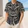Monochrome Ceremonial Guardian Mask Streetwear Look For Bold Athletic Style Fans Baseball Jersey - 1