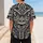 Monochrome Ceremonial Guardian Mask Streetwear Look For Bold Athletic Style Fans Baseball Jersey - 5