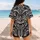 Monochrome Ceremonial Guardian Mask Streetwear Look For Bold Athletic Style Fans Baseball Jersey - 7