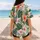 Tropical Hibiscus And Monstera Island Resort Style For Beach Vacation Travel Looks Baseball Jersey - 7