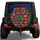 Colorful Cracked Mosaic Stone Wall For Bold Off Road Adventure Travel Vehicle Style Spare Tire Cover - 1