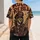 Grinning Skeleton Guitarist Rock Rebel Poster For Concert Nights And Music Lovers Baseball Jersey - 5