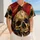 Weathered Skull Retro Athletic Style for Game Days, Concerts and Streetwear Fans Baseball Jersey - 4