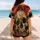 Weathered Skull Retro Athletic Style for Game Days, Concerts and Streetwear Fans Baseball Jersey - 7